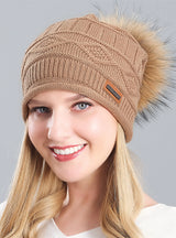 Knitted Hats Ladies Wool Hats Thickened