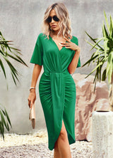 Women Leisure Holiday Knitted Dress