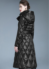 Slim-fit Padded Hooded Down Jacket