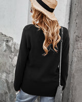 Long Sleeve V-neck Sexy Sweater