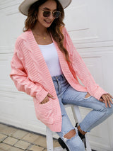 Loose Long Twist Cardigan Sweater