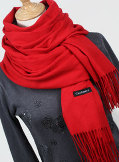 Cashmere Scarves Tassel Lady Thick Warm Scarf 