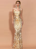 Sexy Fishtail Skirt Sequin Party Evening Dress