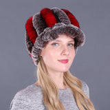Rex Hat Dome Cap Short-brimmed Wool Knitted Hat