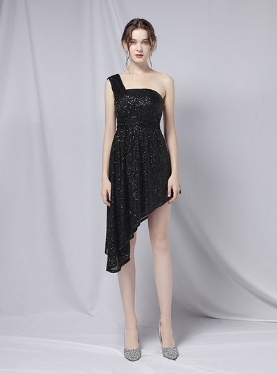 Sexy One Shoulder Sleeveless Dress