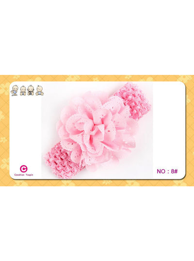 Flower Elasticity Width Elastic Hair Band Kids Flower