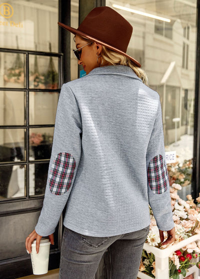 Women's Winter Stitching Top