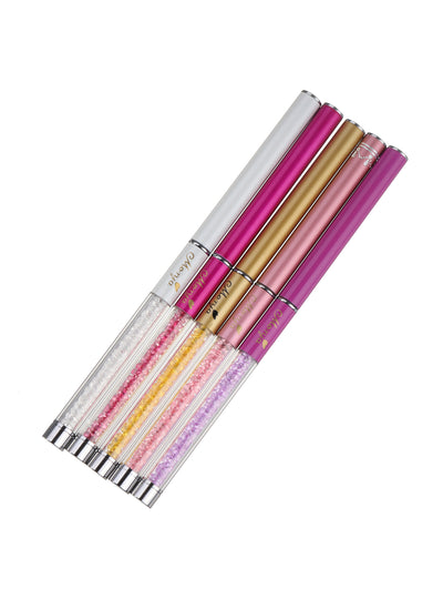 Rhinestone Eye Makeup Brush Eyelash Eyebrow Brush