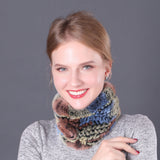 Winter Rex Hair Knitted Collar Scarf