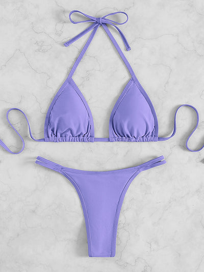 Crystal Diamond Thong Beach Bikini