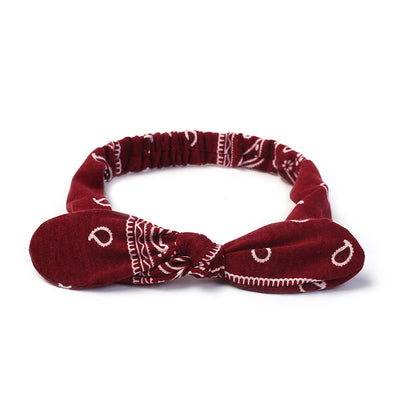 Women Suede Soft Solid Print Headbands