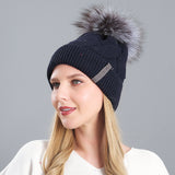 Knitted Cashmere Curling Thickened Hat
