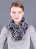 Lotus Leaf Rex Rabbit Fur Scarf Warm Fur Scarf