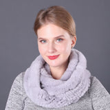 Women Rex Fur Scarf Ladies Fur Scarf