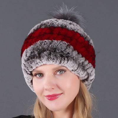 Fur Warm Wool Ball Hat Wool Hat