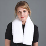 Women's Rex Fur Scarf Double-sided Thickening