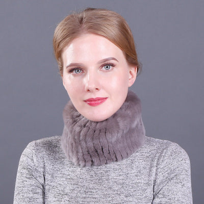 Winter Rex Fur Scarf Female Fur Scarf