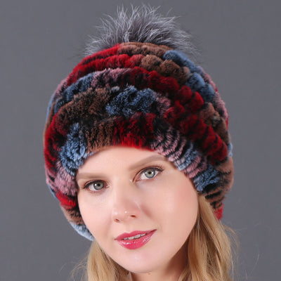 Fur Warm Wool Ball Hat Wool Hat