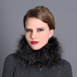 Women Fox Fur Scarf Female Winter
