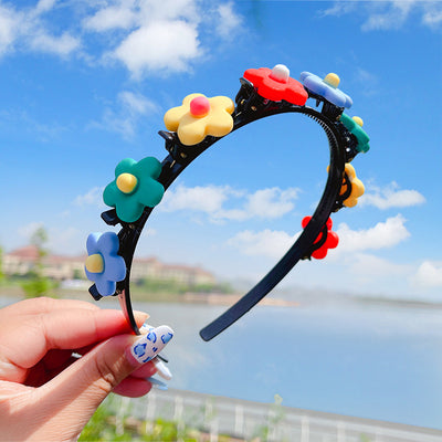 Cute Flower Hair Band for Girls Child Hair Clip