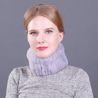 Winter Rex Fur Scarf Female Fur Scarf
