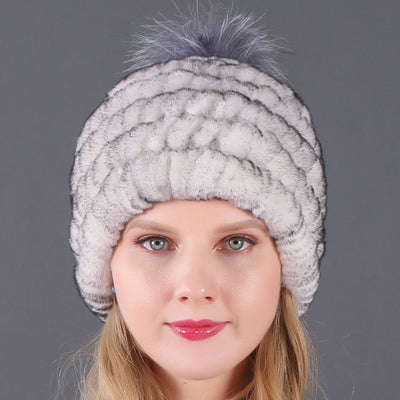 Fur Warm Wool Ball Hat Wool Hat