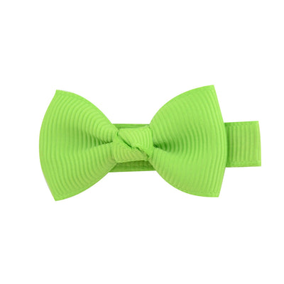 1 Pcs Small Hair Clips Ribbon Covered Clip