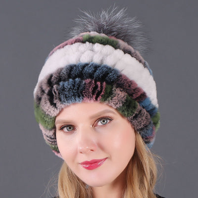 Fur Warm Wool Ball Hat Wool Hat