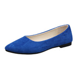 Woman's Suede Lage Size Shoes
