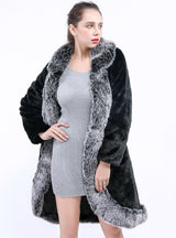Faux Fur Long Coat Mink Coat Fox Fur Female