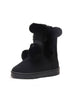 Woman Boots Round Toe Yarn Elastic Ankle Boots