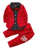 Baby Kids Button Letter Bow Clothing 