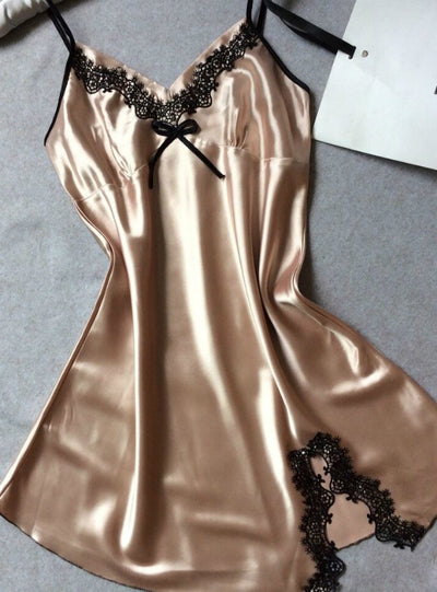 Plus Size Nightdress Lace Sleepwear Nightwear For Women