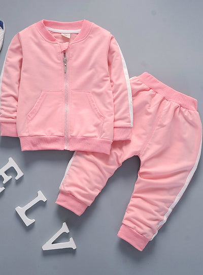 Baby Boys Girls Cotton Jacket Pants 2pcs/sets