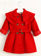 Children Outerwear&Coats Girls Trench Coats 
