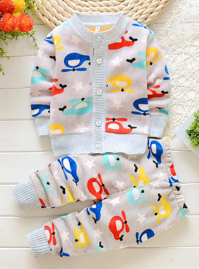 Winter Baby Girls Boys Christmas Clothing Set 