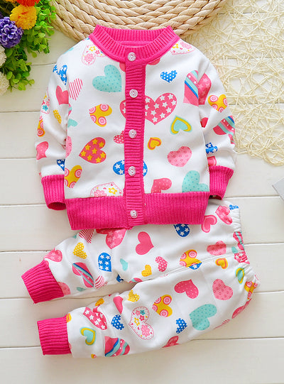 Winter Baby Girls Boys Christmas Clothing Set Kids 