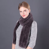 Women Rex Rabbit Fur Scarf