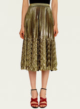 Pleated Skirt Long Waist Large Fishtail Skirt