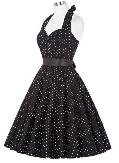 Retro 50s Slim Big Swing Dress