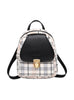 Checked Handbag Small Backpack