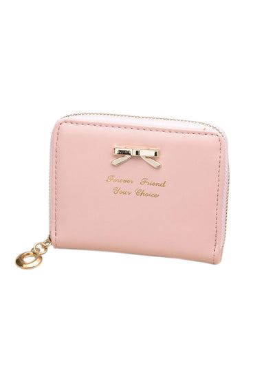 Purse Clutch Women Wallets Short Small Bag PU Leather