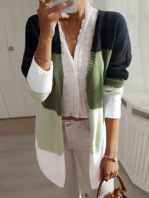 Slim-fit Casual Sweater Stitching Coat
