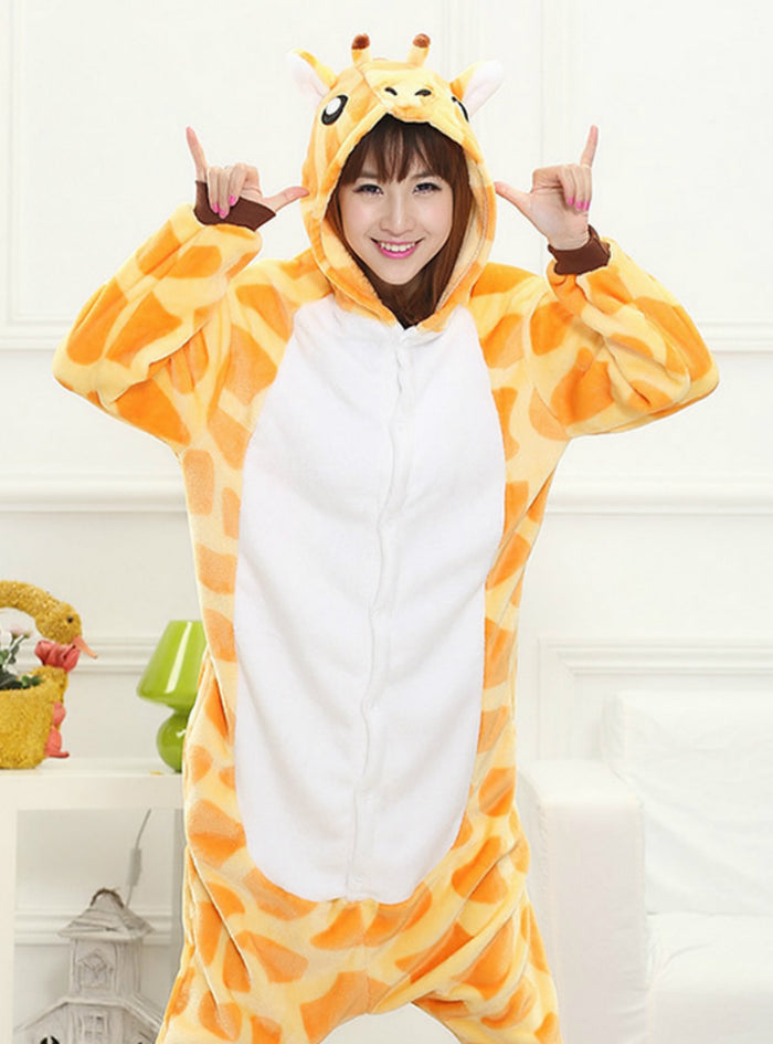 Giraffe Costume Pajamas Sleepwear Onesie