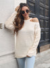 Hollow-out Long Sleeve Sweater