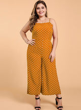 Women's Wave Point Nine-point Wide-leg Pants