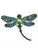 Crystal Rhinestone Dragonfly Brooches for Women