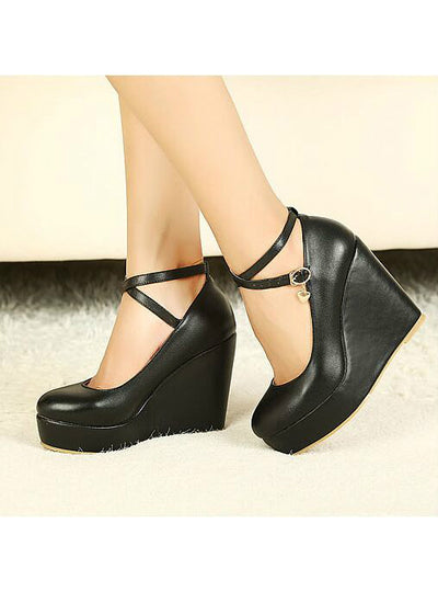 Pumps Platform Wedges Heels For Women 
