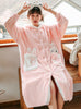Pink Rabbit Pocket Long Sleeve Winter Nightwear
