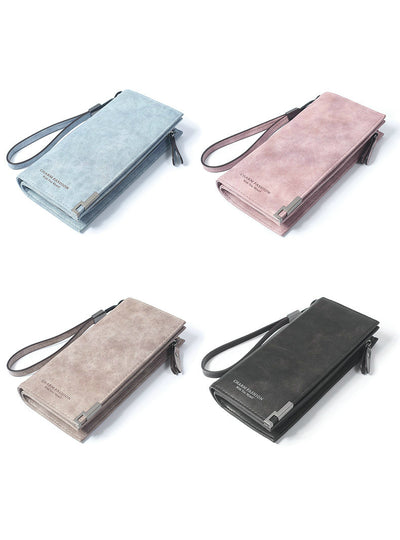 Women PU Leather Wallet Clutch Coin Purse